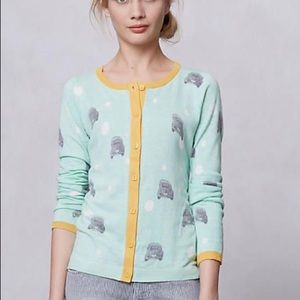 Anthropologie Giuliana Leila road game cardigan, S